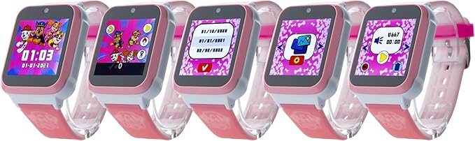 Pat' Patrouille Montre Enfant Technaxx Rose 4G, GPS, SOS, Appels et Suivi, Vidéo, 6-10 ans.