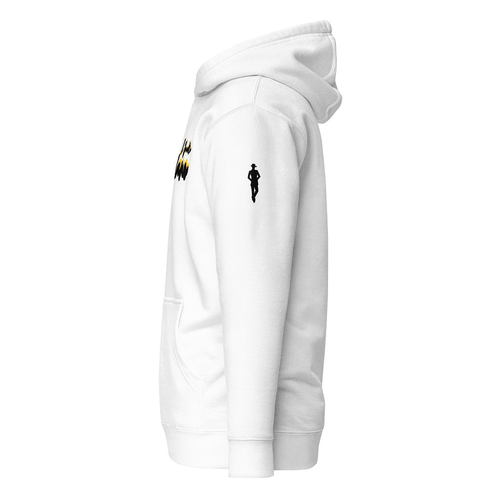 Giuliano il Bandito Pull-Sweat Hoodie unisexe à capuche avec poche avant.