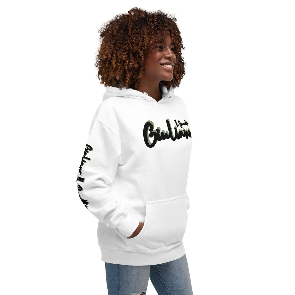 Giuliano il Bandito Pull-Sweat Hoodie unisexe à capuche avec poche avant.