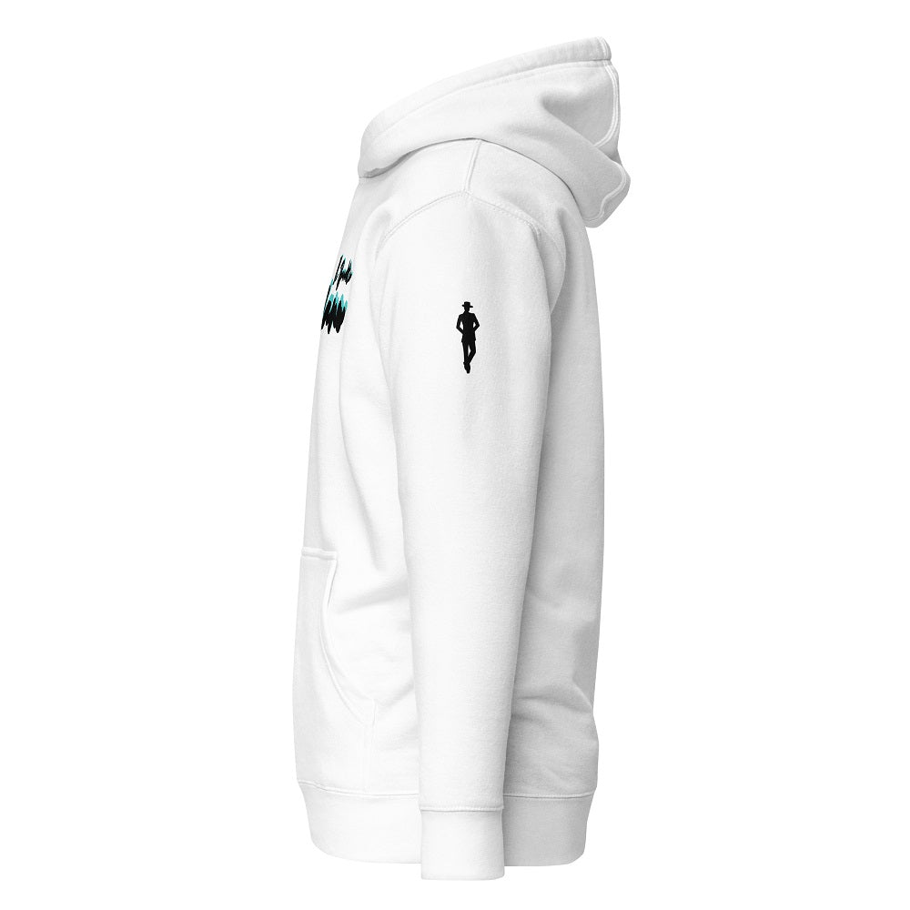 Giuliano il Bandito Pull-Sweat Hoodie unisexe à capuche avec poche avant.