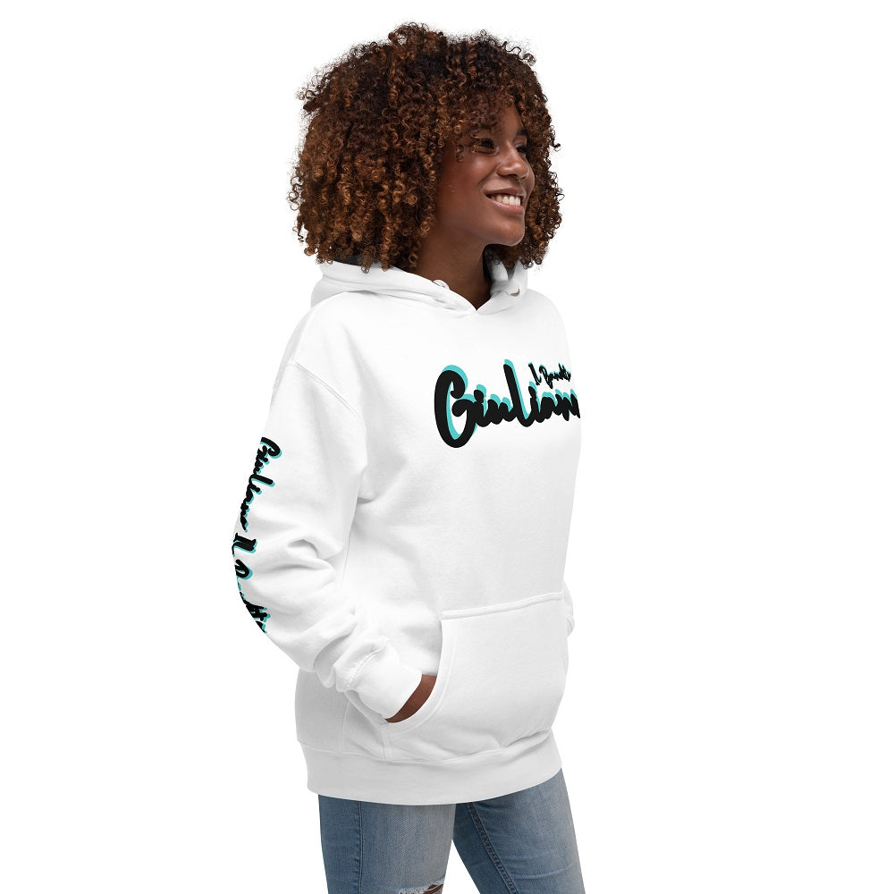 Giuliano il Bandito Pull-Sweat Hoodie unisexe à capuche avec poche avant.