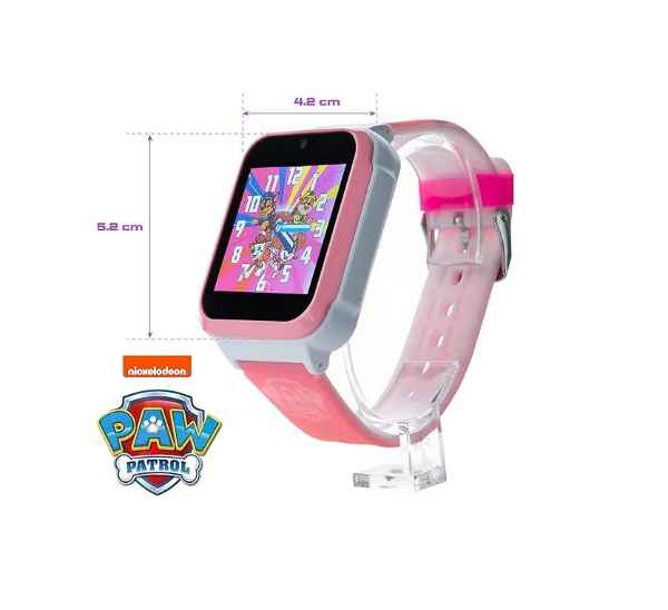 Pat' Patrouille Montre Enfant Technaxx Rose 4G, GPS, SOS, Appels et Suivi, Vidéo, 6-10 ans.