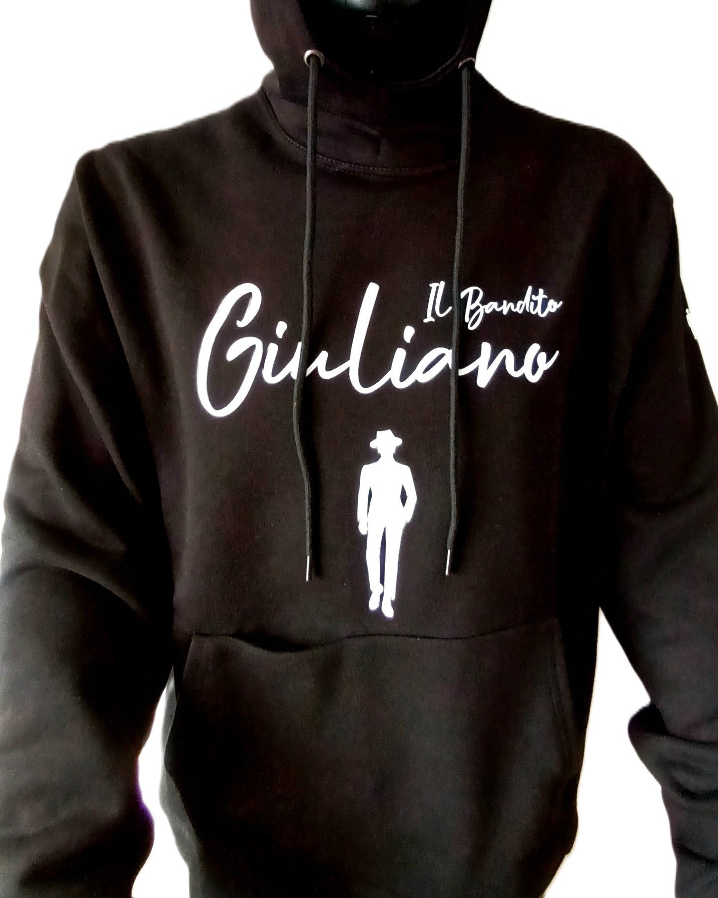 Pull Hoodie Oversize Giuliano il bandito, Confort Absolu en 100% Coton.