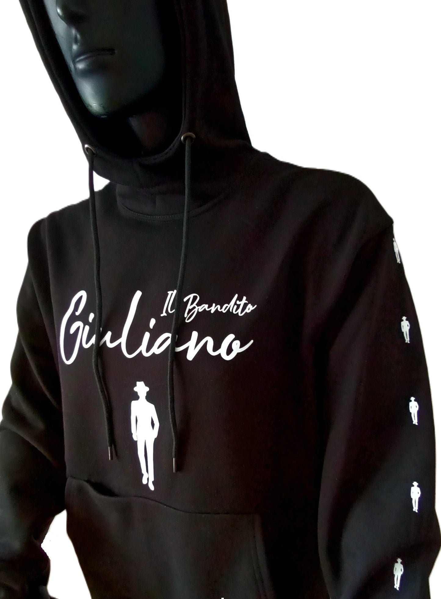 Pull Hoodie Oversize Giuliano il bandito, Confort Absolu en 100% Coton.