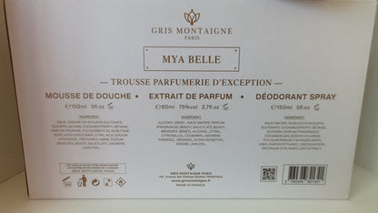 Coffret Exclusif Gris Montaigne Paris Mya Belle pour Femme.