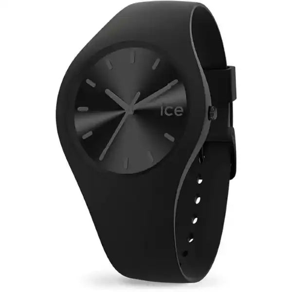 Montre Ice Colour Phantom Noire avec Bracelet en Silicone Medium 44mm.