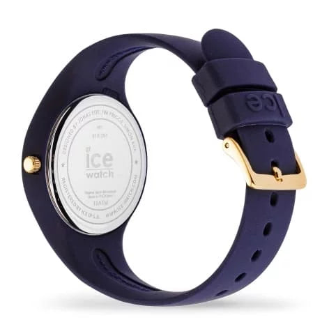 Montre ICE cosmos Blue shades bracelet en silicone.