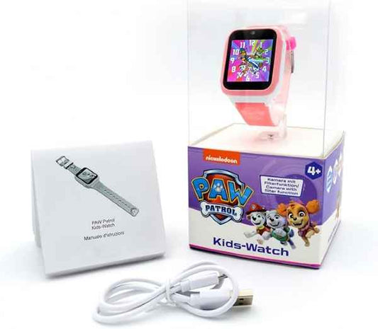 Pat' Patrouille Montre Enfant Technaxx Rose 4G, GPS, SOS, Appels et Suivi, Vidéo, 6-10 ans.