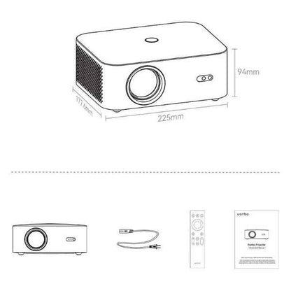 Vidéo Projecteur Wando X2 MAX 1080P Android 9.0.