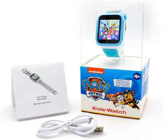 Pat' Patrouille Montre Enfant Technaxx Bleu 4G, GPS, SOS, Appels et Suivi, Vidéo, 6-10 ans
